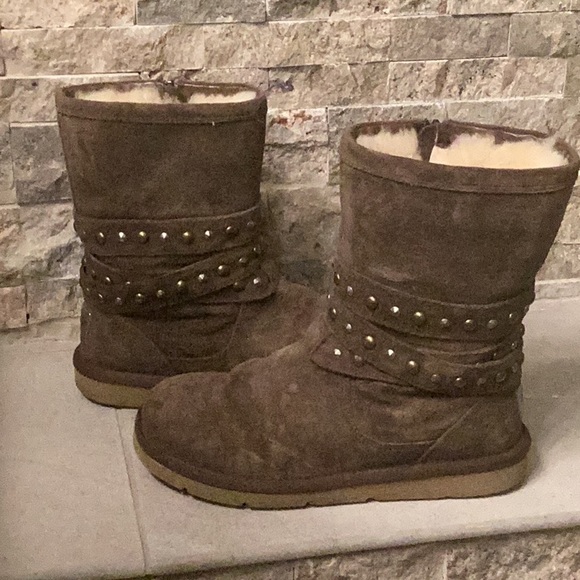 Brown Studded Uggs - Picture 2 of 7
